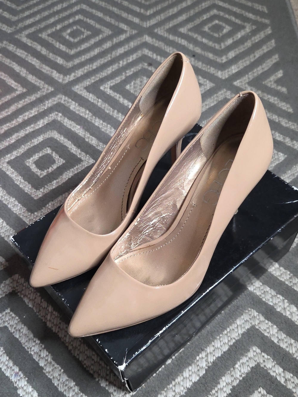 BCBG | Nude Pointed-Toe High Heel Pumps - Women